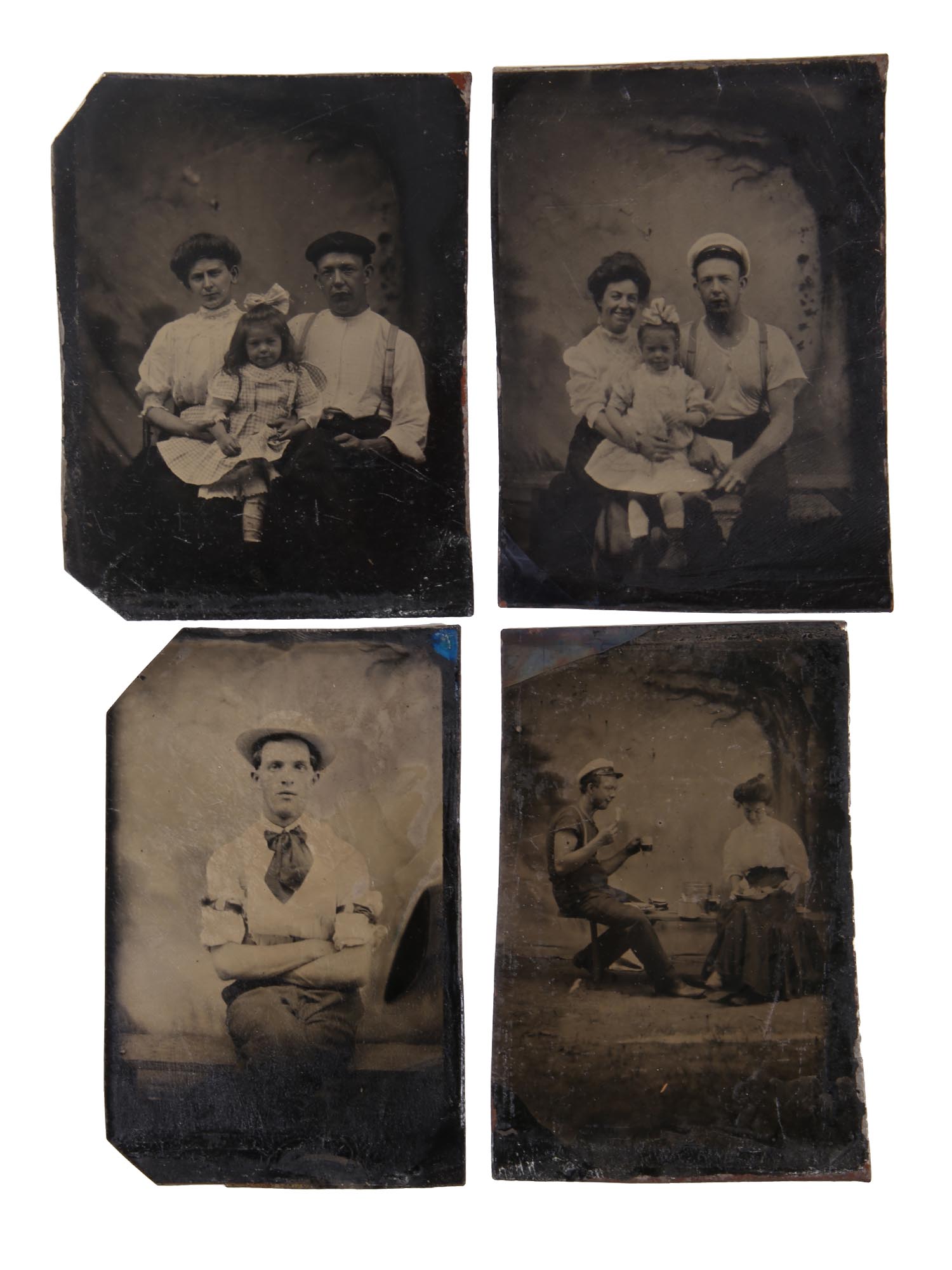 ANTIQUE AMERICAN FERROTYPE PHOTO PRINT COLLECTION PIC-2